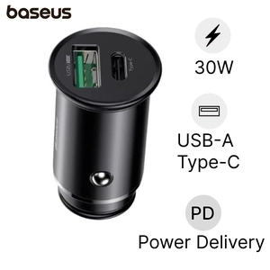 Sạc ô tô Baseus Circular Metal A+C 30W PPS