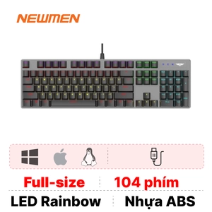 Bàn phím cơ có dây Newmen GM369