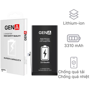Linh kiện pin iPhone 12 dung lượng siêu cao chính hãng GENA