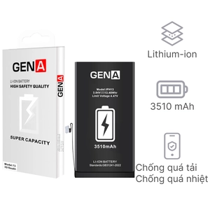 Linh kiện pin iPhone 13 dung lượng siêu cao chính hãng GENA