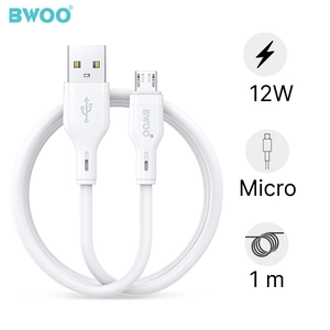Cáp sạc nhanh BWOO Micro 12W X286V dài 1M