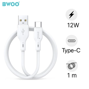 Cáp sạc nhanh BWOO Type-C 12W X286C dài 1M