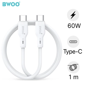 Cáp sạc nhanh BWOO Type-C to Type-C 60W X286C-C dài 1M