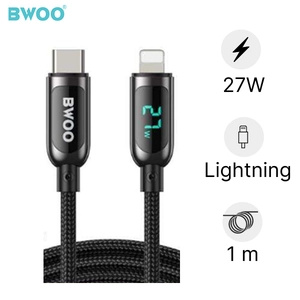 Cáp sạc nhanh BWOO Type-C to Lightning PD 27W X276 dài 1.2M