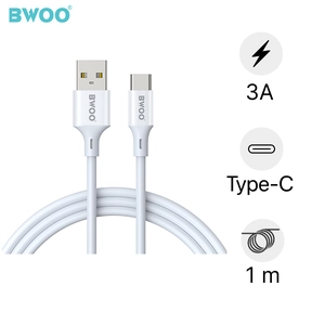 Cáp sạc nhanh BWOO Type-C 3A X281C dài 1M