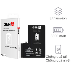 Linh kiện pin iPhone 13 Pro dung lượng siêu cao chính hãng GENA