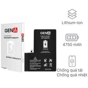 Linh kiện pin iPhone 13 Pro Max dung lượng siêu cao chính hãng GENA