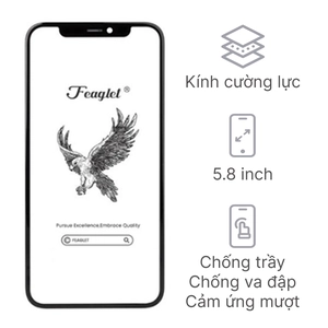 Linh kiện kính màn hình iPhone X chính hãng Feaglet
