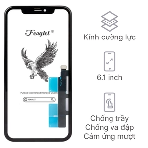 Linh kiện kính cảm ứng iPhone Xr chính hãng Feaglet