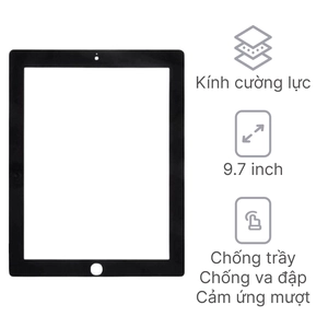 Linh kiện kính màn hình iPad 4 chính hãng Feaglet