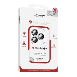 Miếng dán camera iPhone 16 Pro/16 Pro Max Zeelot Pishield viền màu chống va đập