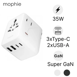 Sạc du lịch Mophie Essentials 3C2A PD GAN 35W