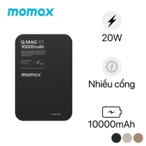 Pin dự phòng Momax Magsafe Q.Mag X1 10.000mAh IP117