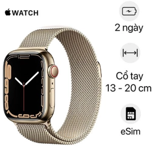 Linh kiện Apple Watch Series 7 45mm 4G Viền th Dây th - Cũ trầy xước