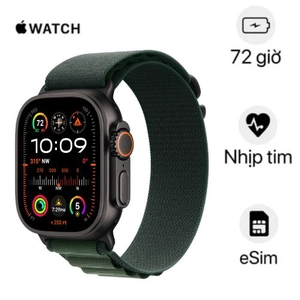 Apple Watch Ultra 2 49mm 4G Viền titan Dây vải Alpine - Cũ đẹp