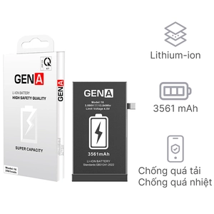 Linh kiện pin iPhone 16 dung lượng chuẩn chính hãng GENA
