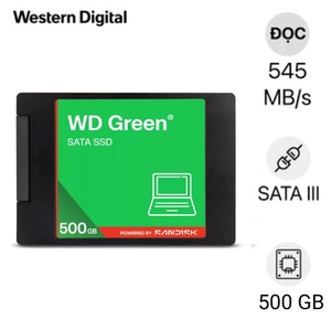 Ổ cứng SSD Western Digital Green SATA 3 500GB