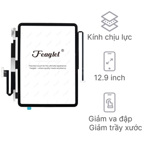 Linh kiện kính màn hình iPad Pro 11 2022 PT chính hãng Feaglet