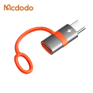 Cổng chuyển OTG MCDODO Lightning to USB-C móc Silicon