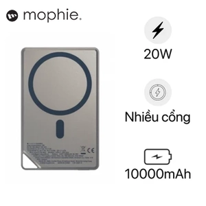 Pin dự phòng Mophie Essentials Snap+ 10000mAh Metallic - 530