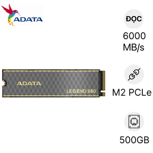 Ổ Cứng SSD ADATA Legend 860 M.2 PCIe Gen 4x4 NVME 500GB