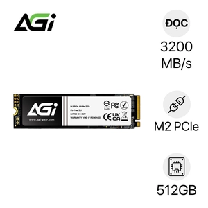 Ổ cứng SSD AGI AI298 M2 NVME PCIe Gen 3 512GB