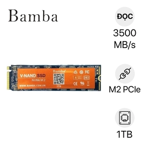 Ổ cứng SSD Bamba M.2 NVME PCIE Gen 4 1TB