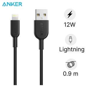 Cáp sạc Anker PowerLine II Lightning 0.9M (A8432)