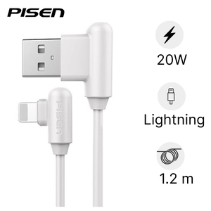 Cáp sạc Lightning 1m Pisen Powerteen