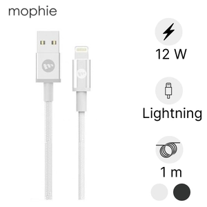 Cáp sạc Lightning 1m MFi MOPHIE