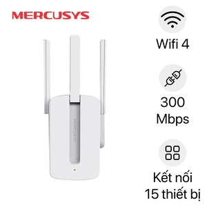Thiết bị mở rộng sóng Wifi chuẩn N tốc độ 300MBPS Mercusys MW300RE