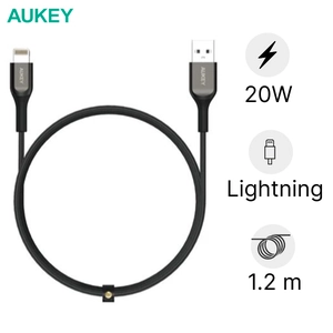 Cáp sạc Lightning 1,2m bọc dù AUKEY CB-AKL1