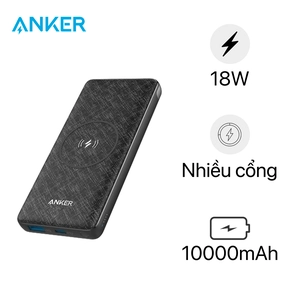 Pin sạc dự phòng Anker PowerCore III 10.000mAh Wireless A1617