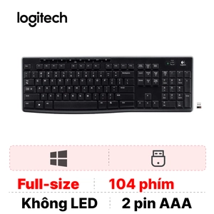 Bàn phím không dây Logitech K270