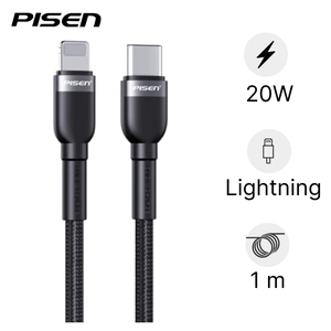 Cáp sạc Type-C to Lightning 1m Pisen