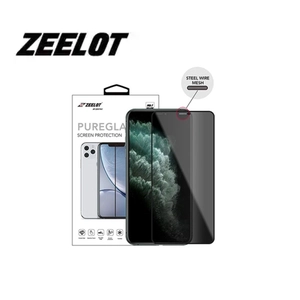 Apple iPhone 12 Mini dán Chống va đập Zeelot Privacy Full Đen Cao Cấp Chống Nhìn Trộm (Lưới Chống Bụi Loa)