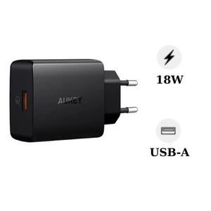 Combo củ sạc Quick Charge 3.0 18W AUKEY PA-T17 kèm cáp Type-C
