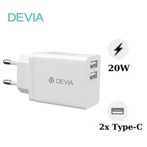 Củ sạc Devia 2 cổng USB Smart Series