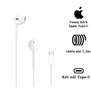 Tai nghe Apple Earpods cổng Usb-C chính hãng