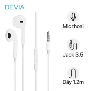 Tai nghe In-Ears Devia Smart Earpods có mic