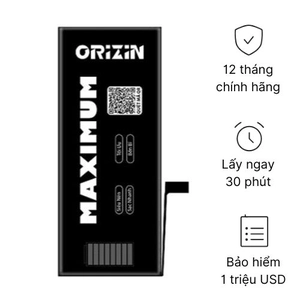 Pin dung lượng cực đại Orizin thay cho iPhone 8