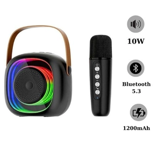 Loa Bluetooth Karaoke Mini RUIZHI JS-0016 BE không dây di động kèm Micro