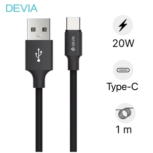 Cáp sạc Type-C 1m Devia