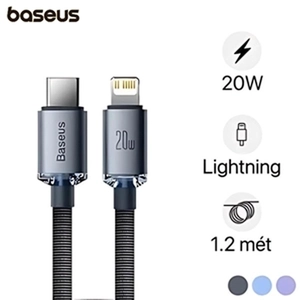 Cáp Baseus Crystal Shine USB-C to lightning dài 1.2M