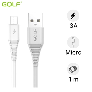 Cáp Golf Micro Sạc Nhanh 3A Golf GC-64M Dài 1m