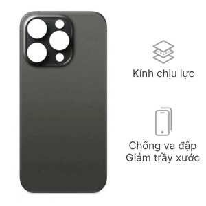 Linh kiện kính lưng iPhone 15 Pro Max chính hãng Aries