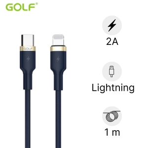 Cáp sạc GOLF USB-C to Lightning 2A GC-71P 1M