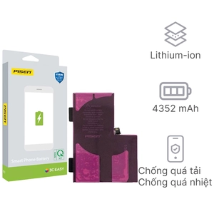 Linh kiện pin iPhone 13 Pro Max dung lượng chuẩn chính hãng Pisen
