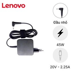 Sạc Laptop Lenovo 20V 2.25A 45W - Đầu vuông nhỏ NQ