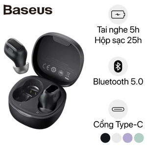 Tai nghe Bluetooth True Wireless Baseus WM01